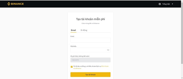 cách mua bán bitcoin trên sàn binance