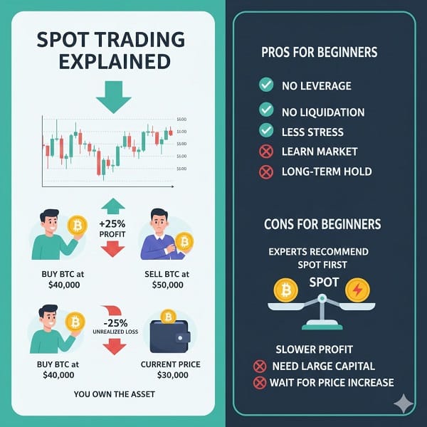 Người mới nên đầu tư spot hay futures